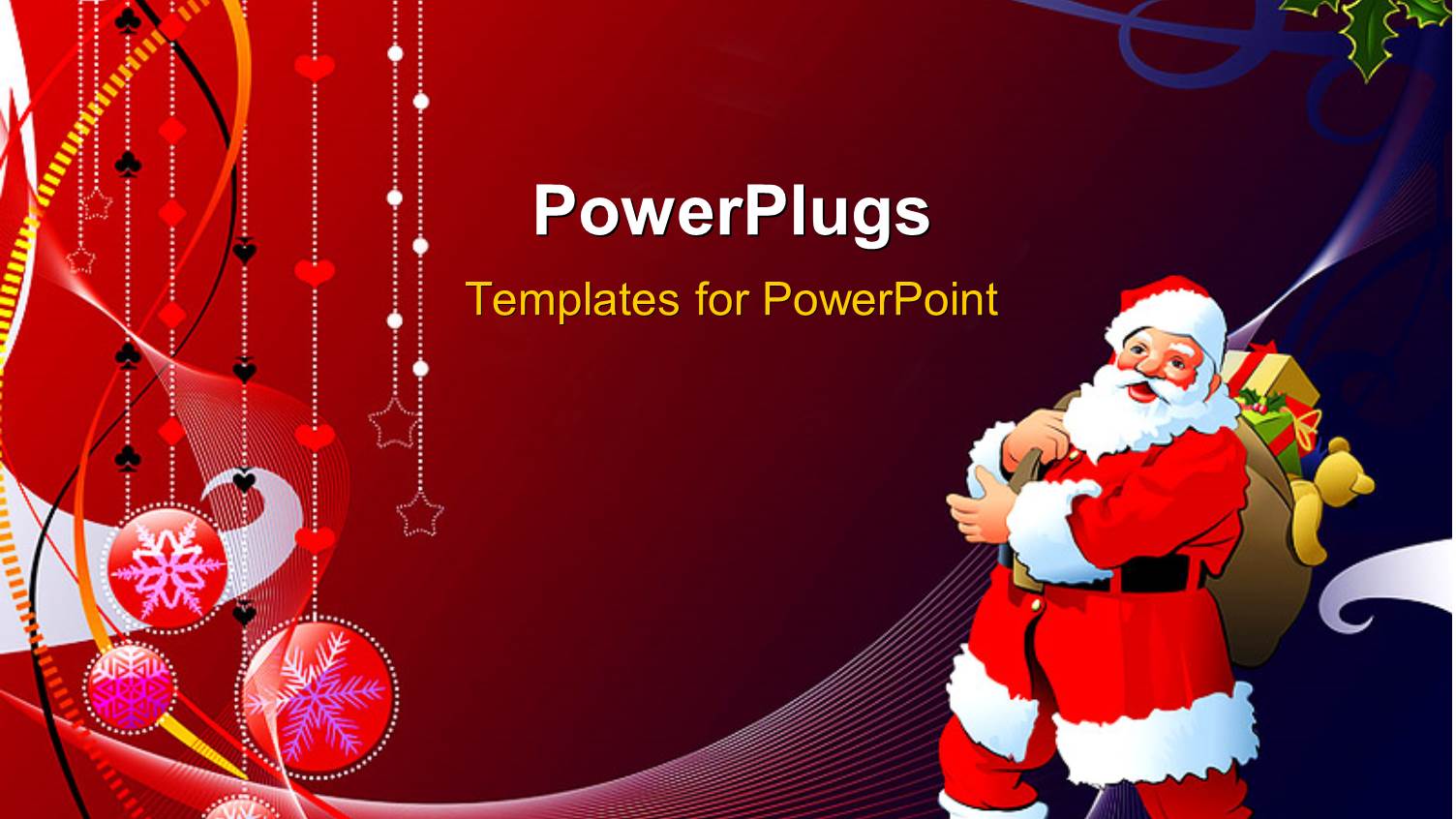 a Christmas Related Background with a Santa