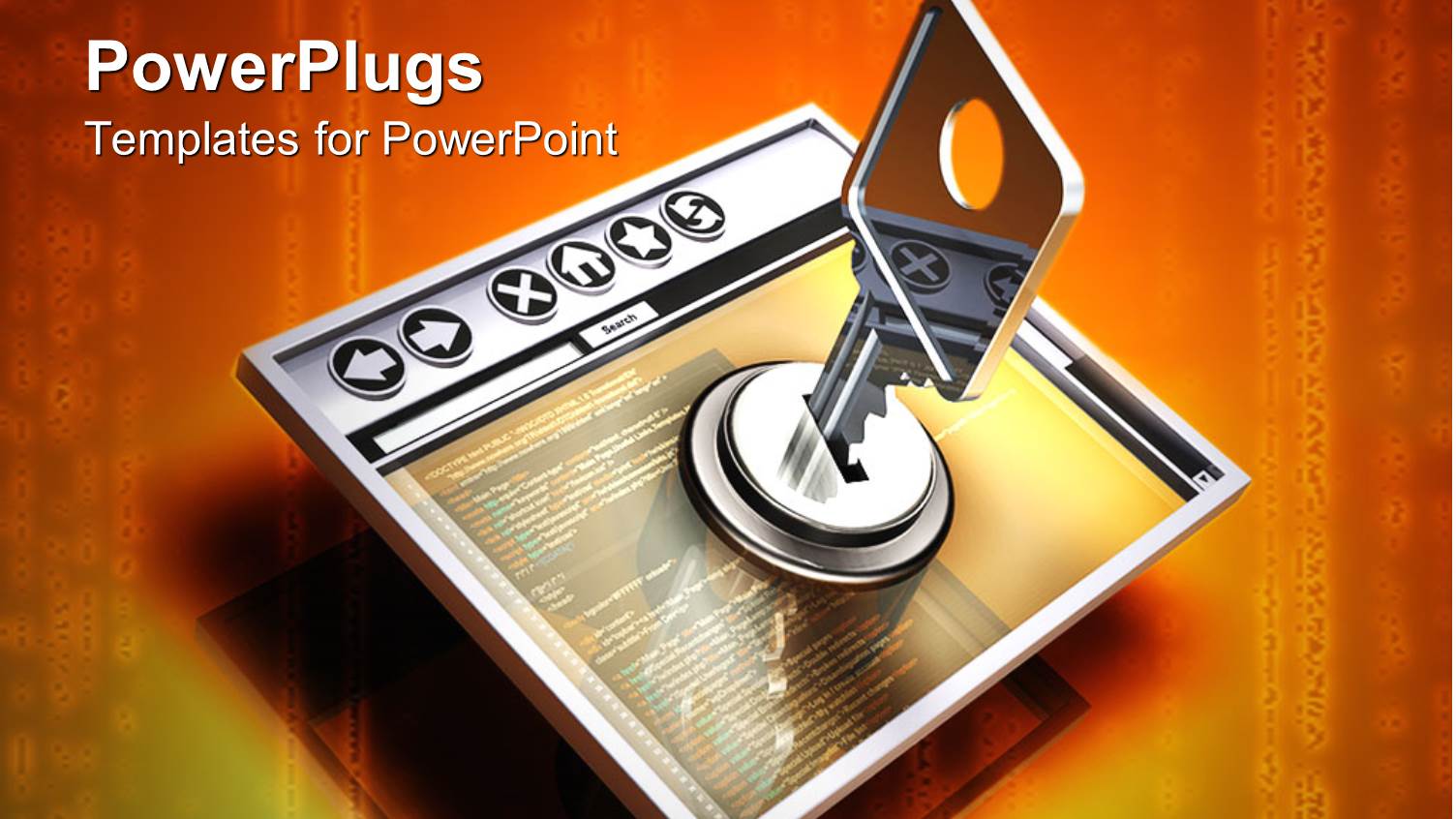 Chrome Key Unlocking Webiste Open in an Internet Browser