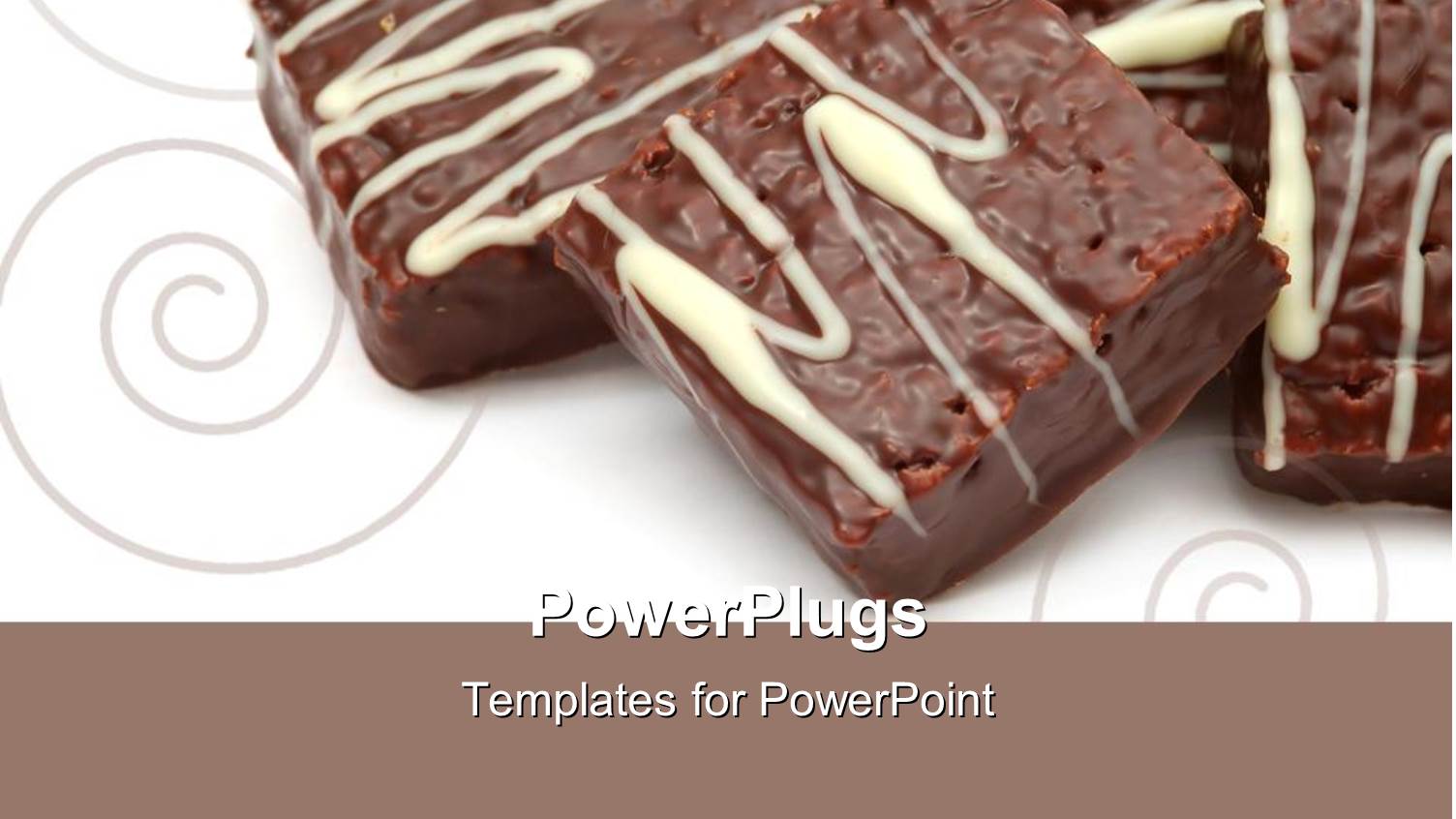 some Chunks of Square Chocolates on a White Background