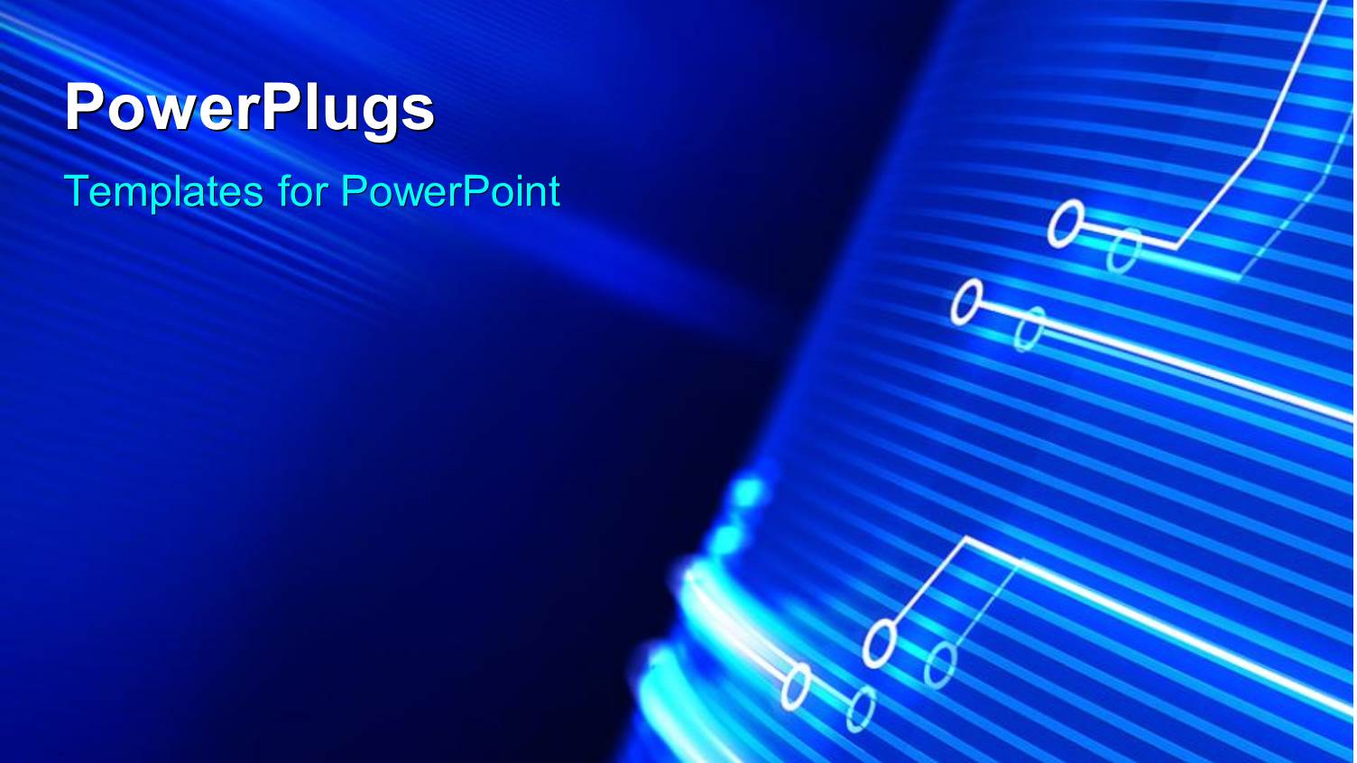 Circuit Lines with Component Positions Indicated with Dots