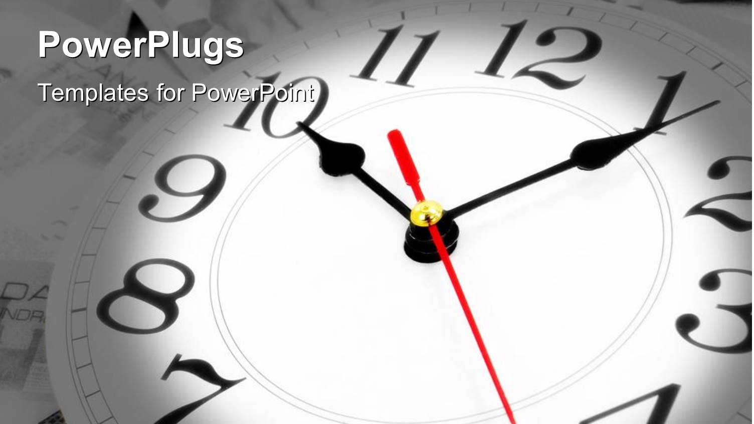 Clock Showing Passing Time Past Present Future Planning