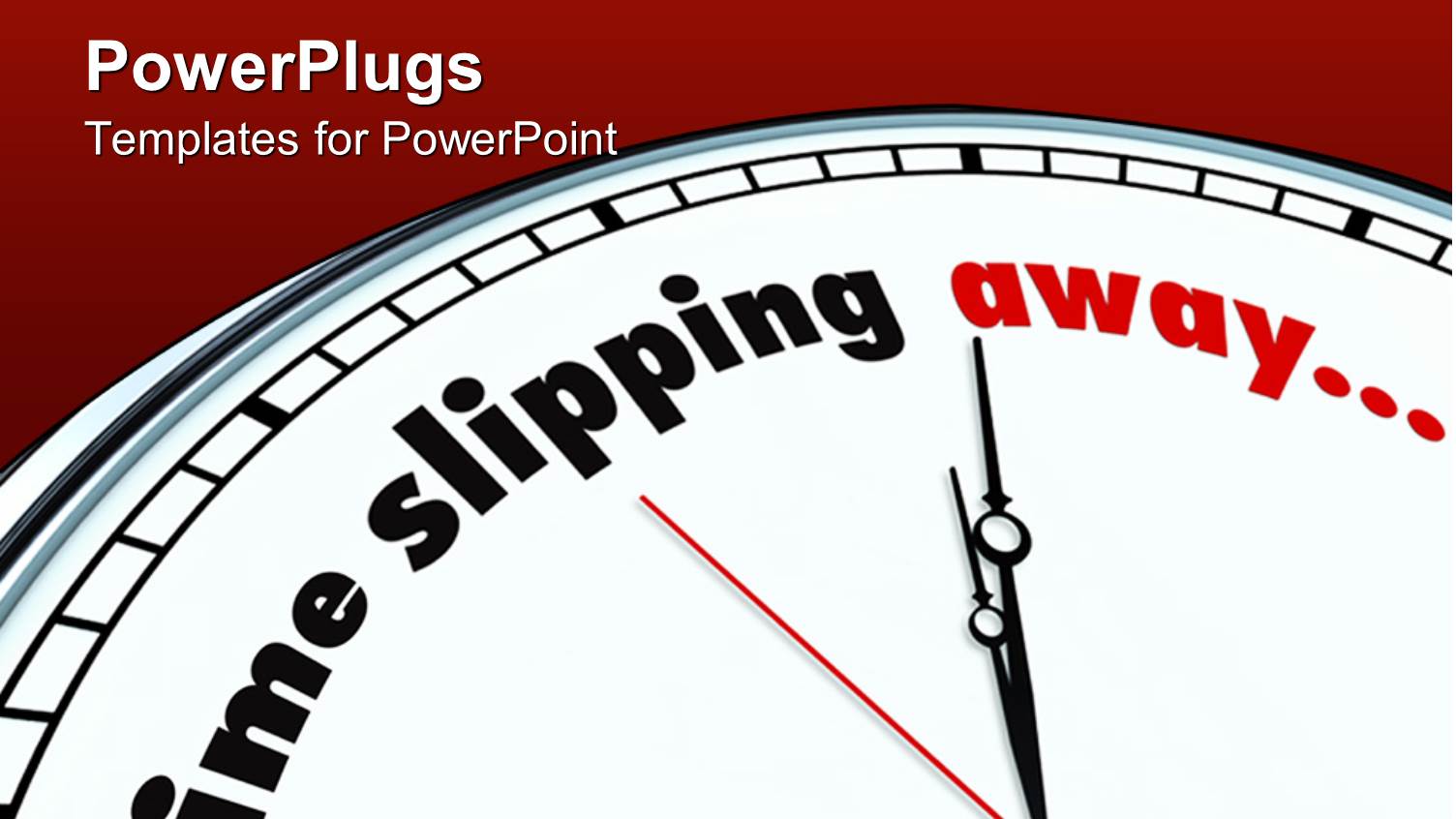 a Clock with a Text that Spell Out the Sentence 