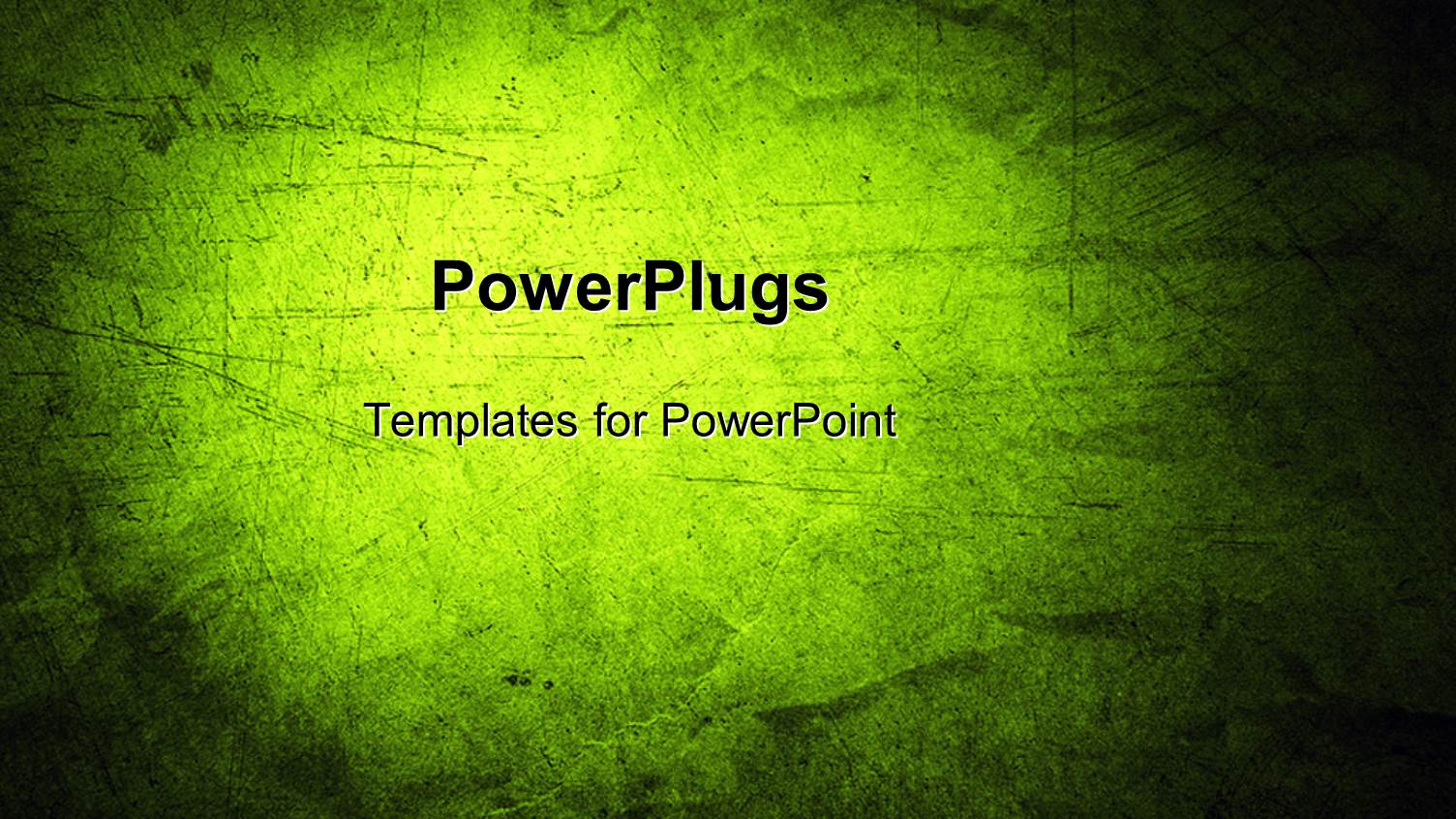 a Plain Green Background with Shinning Yellow Light