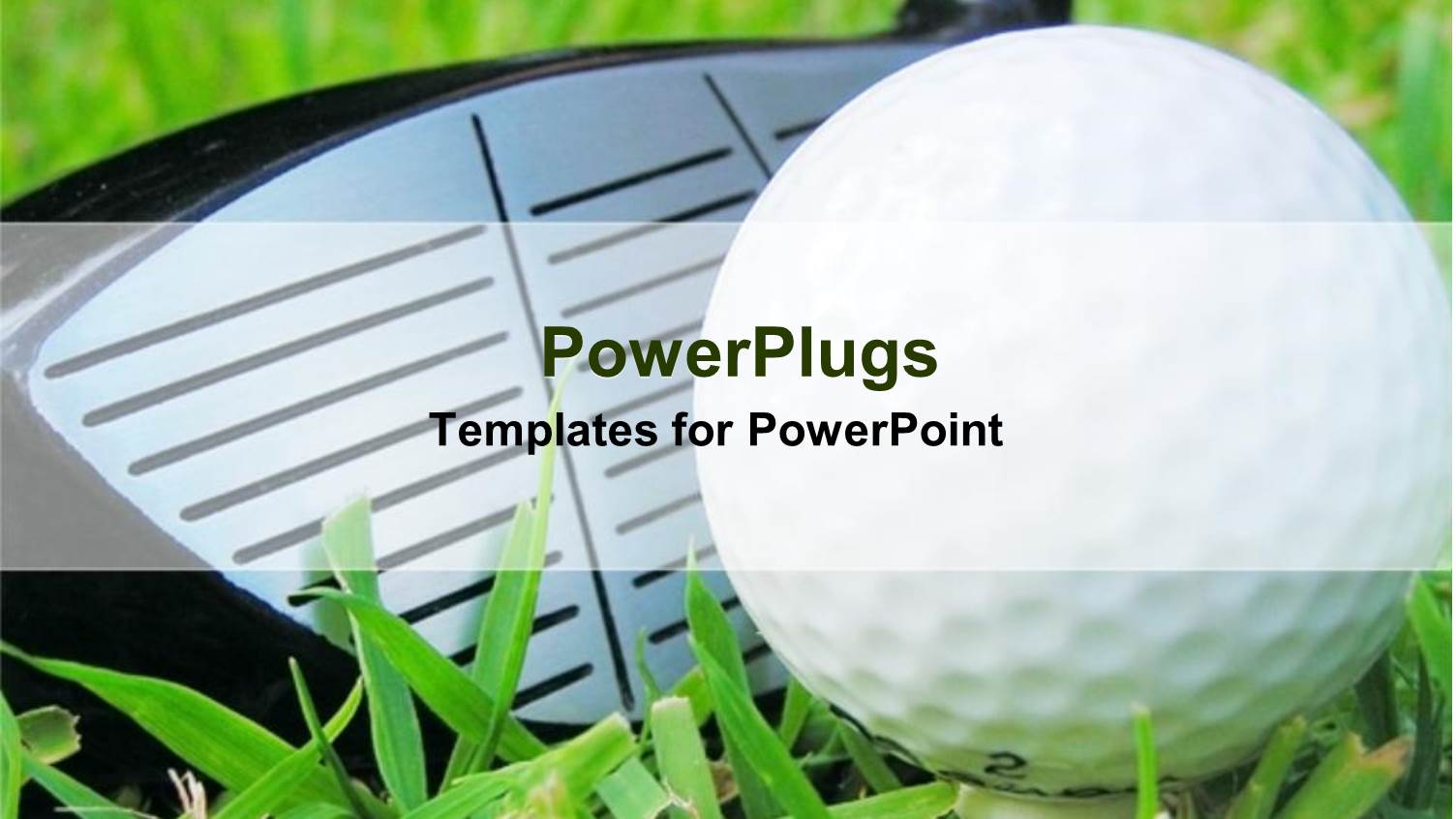 Close Up Golf Club and Tee