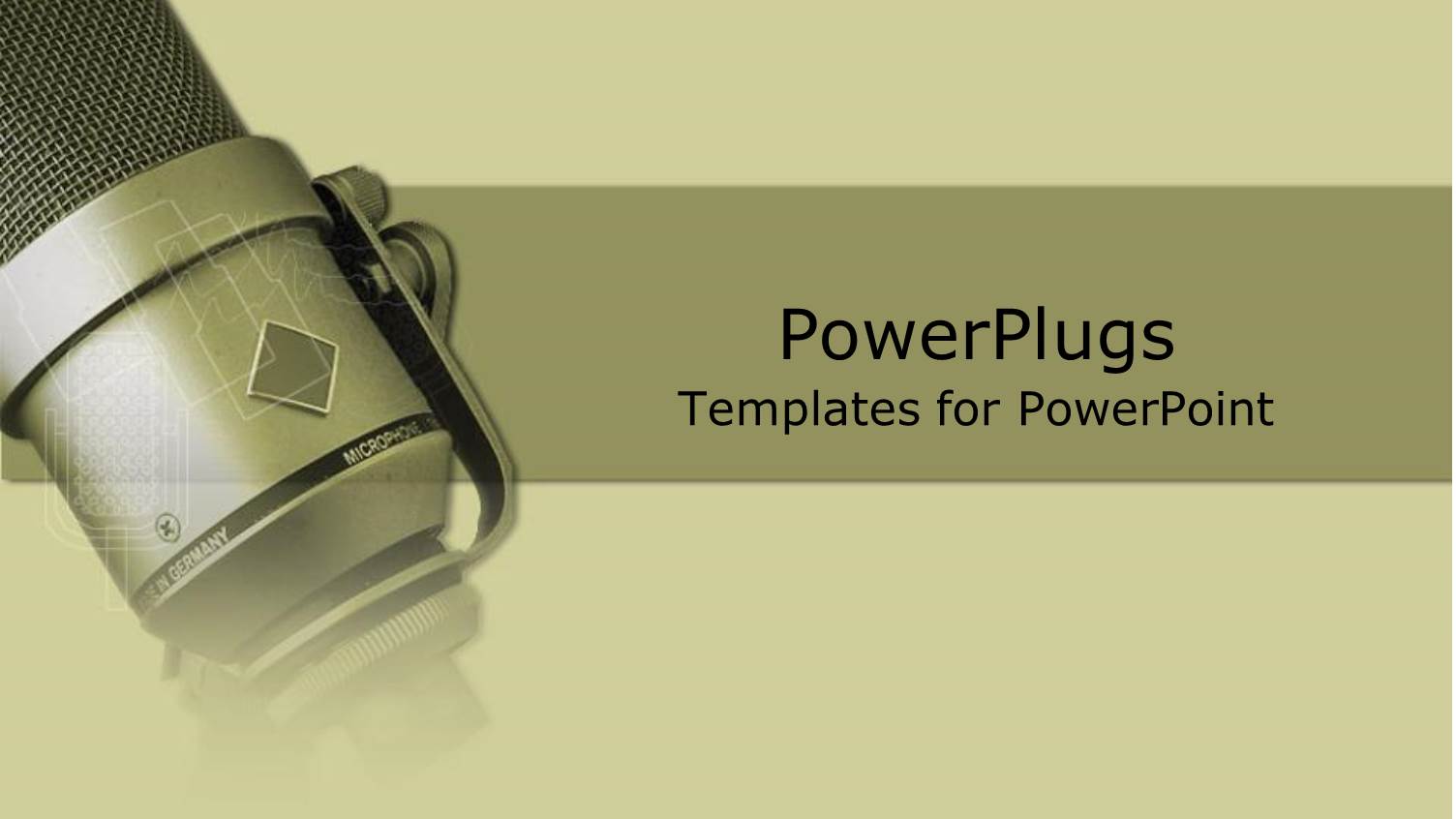 Close Up of Gray Metallic Microphone in Gray Background