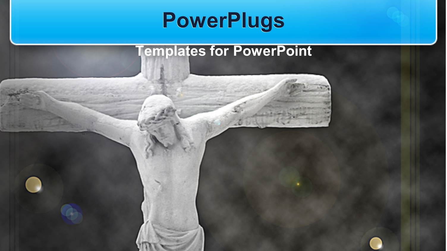 an Close Up Image of Jesus Christ Over a Black Background