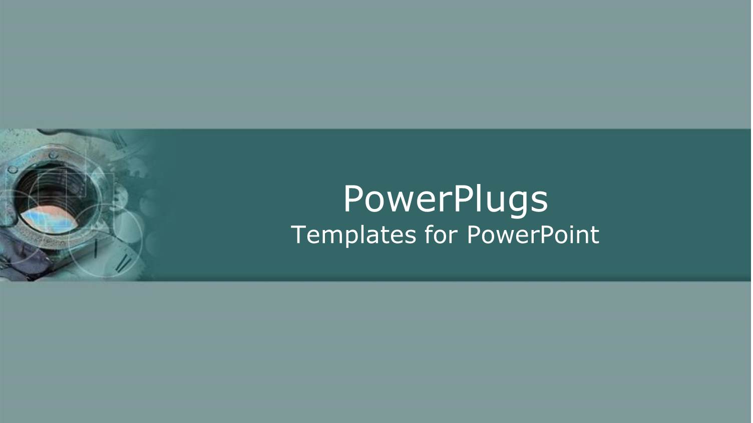 Close Up of Internal Threads on Chrome Nut with Green and Gray Background