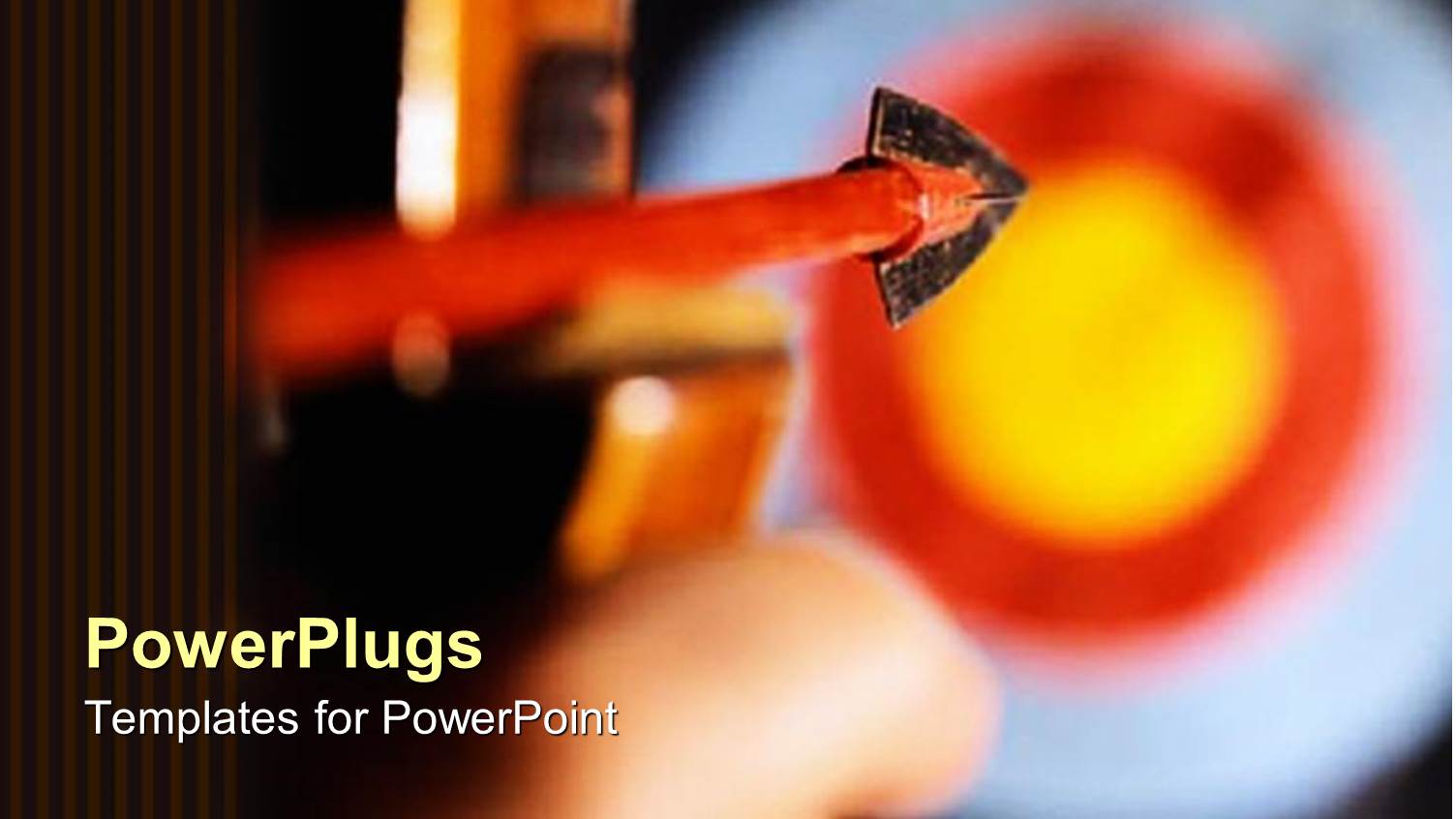 Close Up Shot of an Arrow Aiming at the Center of a Target Board