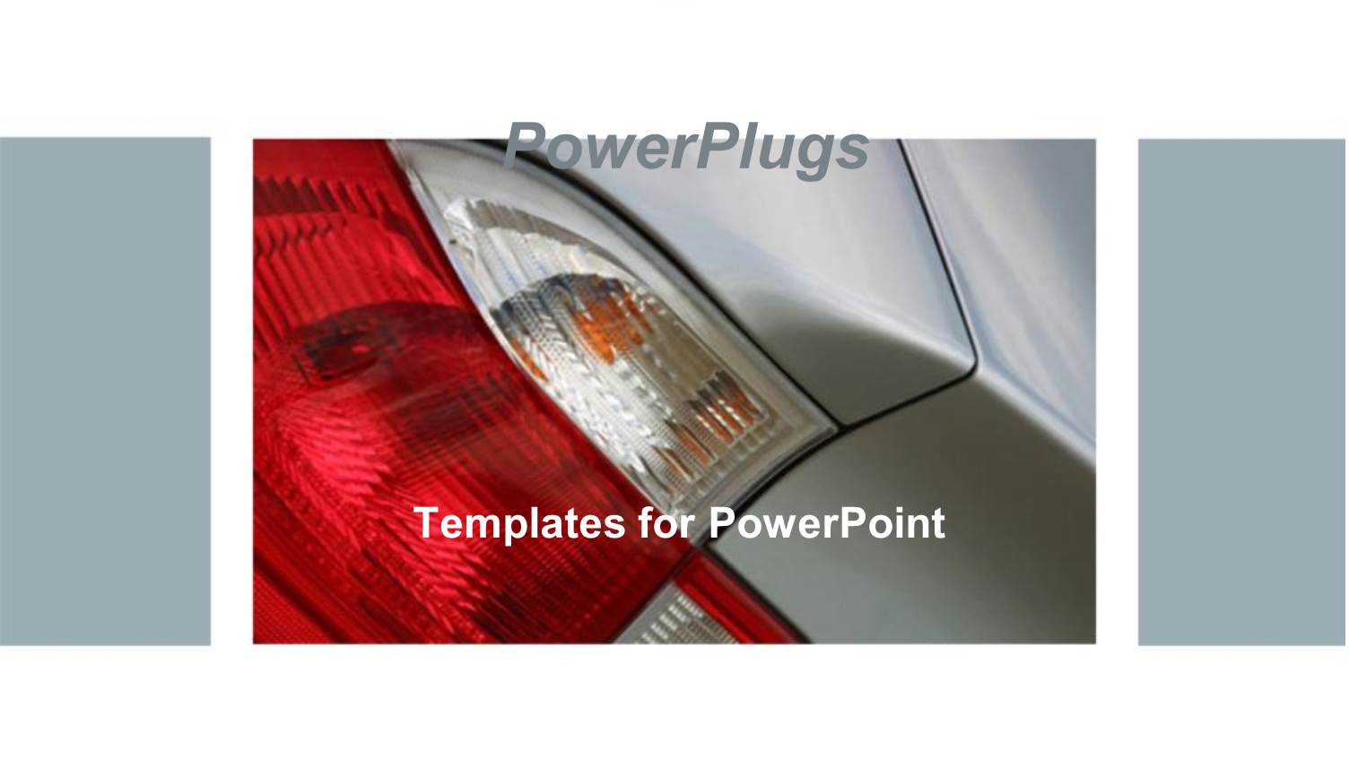 Close Up Shot of Car Tail Light with a White Background