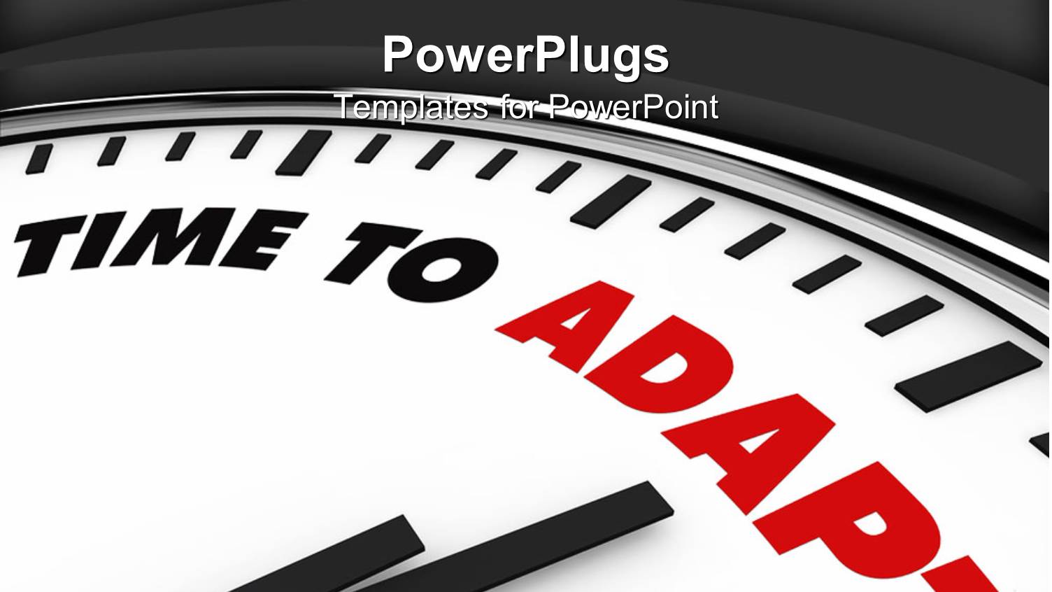 Close Up Shot on a large Clock Pointing to an 