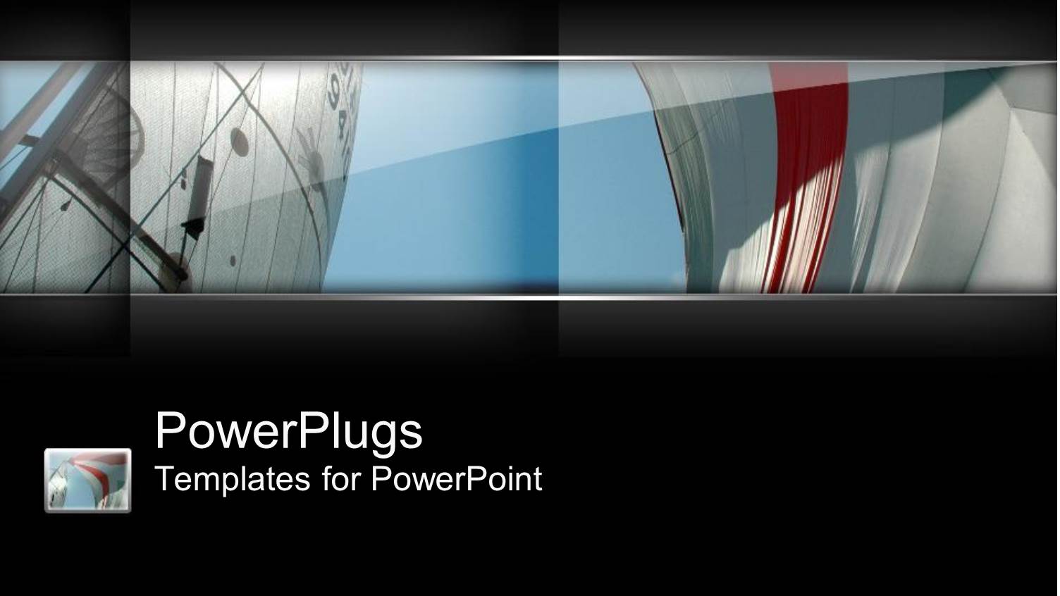 Close Up Shot of a Sail Boat on a Black Background