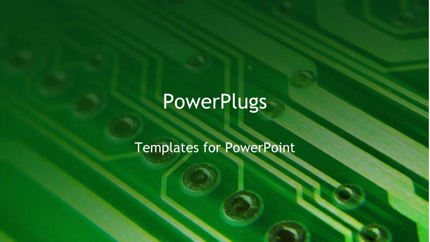 Close Up of Tracks on Green Micro Chip Hardware