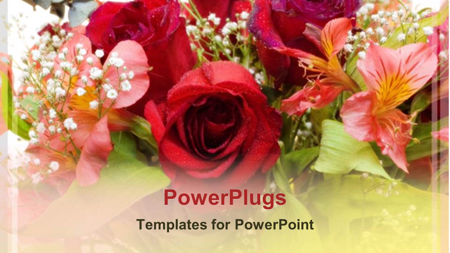 Close Up of Various Colorful Flower Bouquet, Red Roses and Pink Lily