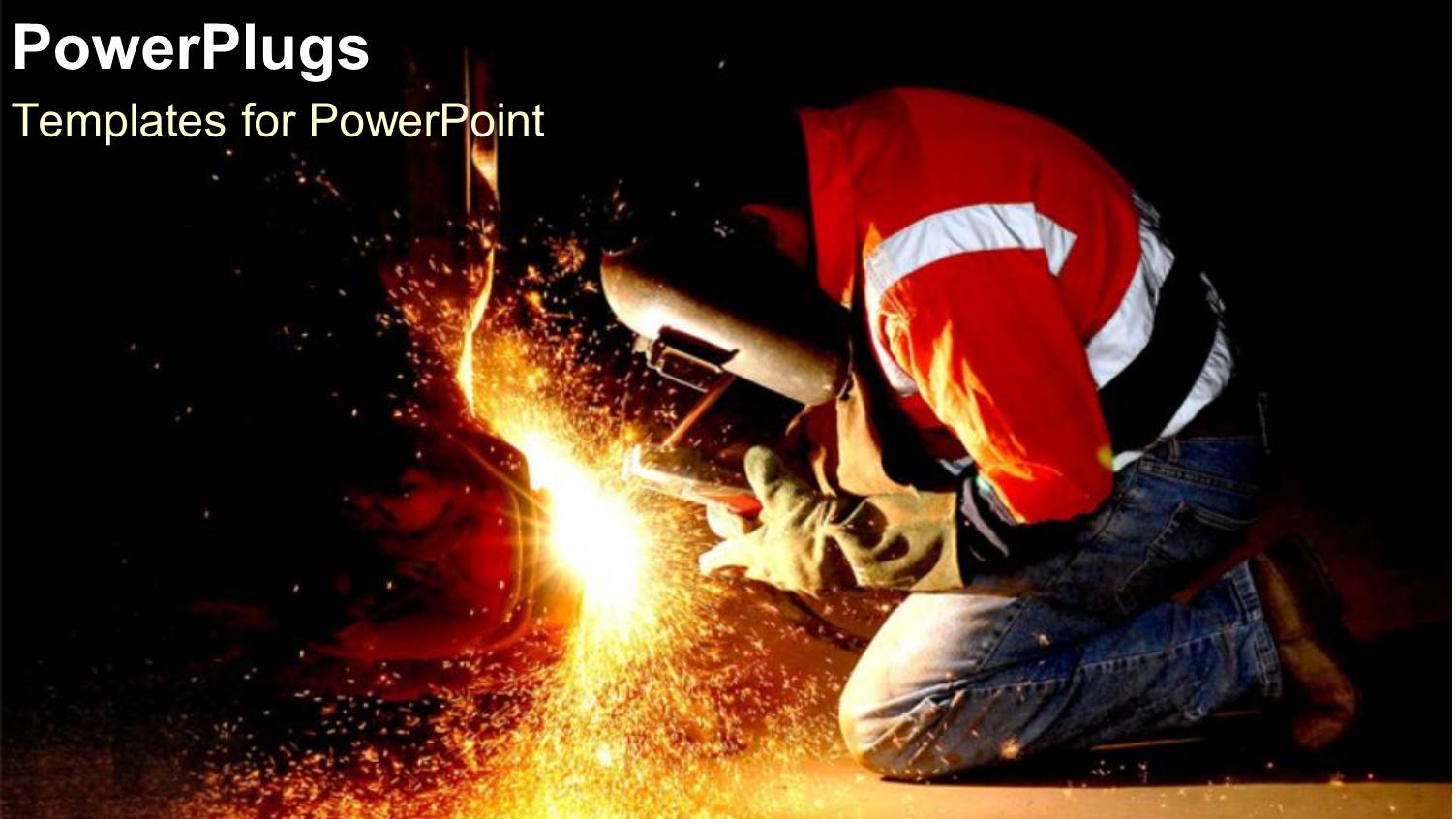 Close Up View of a Man Carrying Out Welding