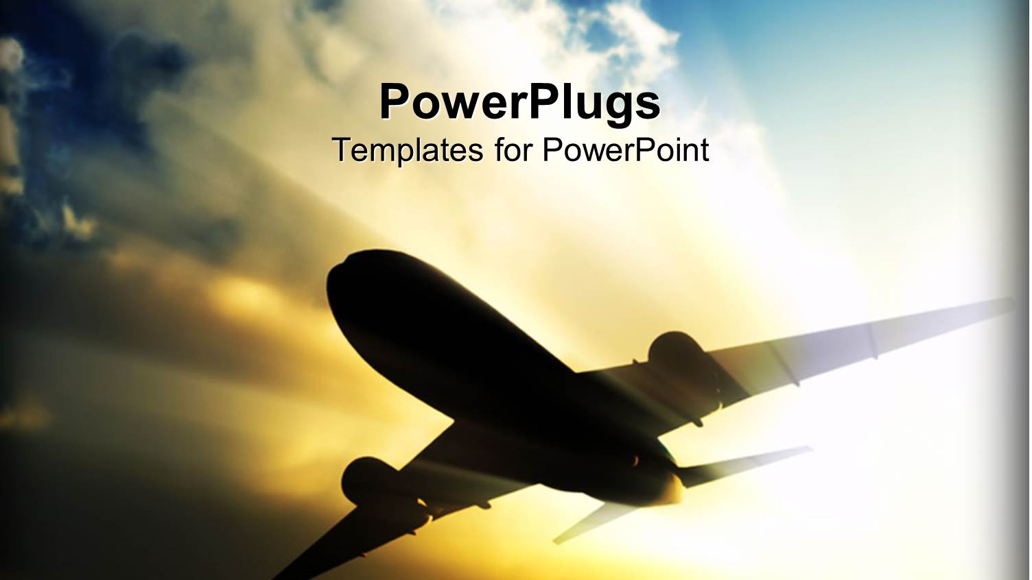 a Close Up View of a Plane Flying Over a Bright Sky