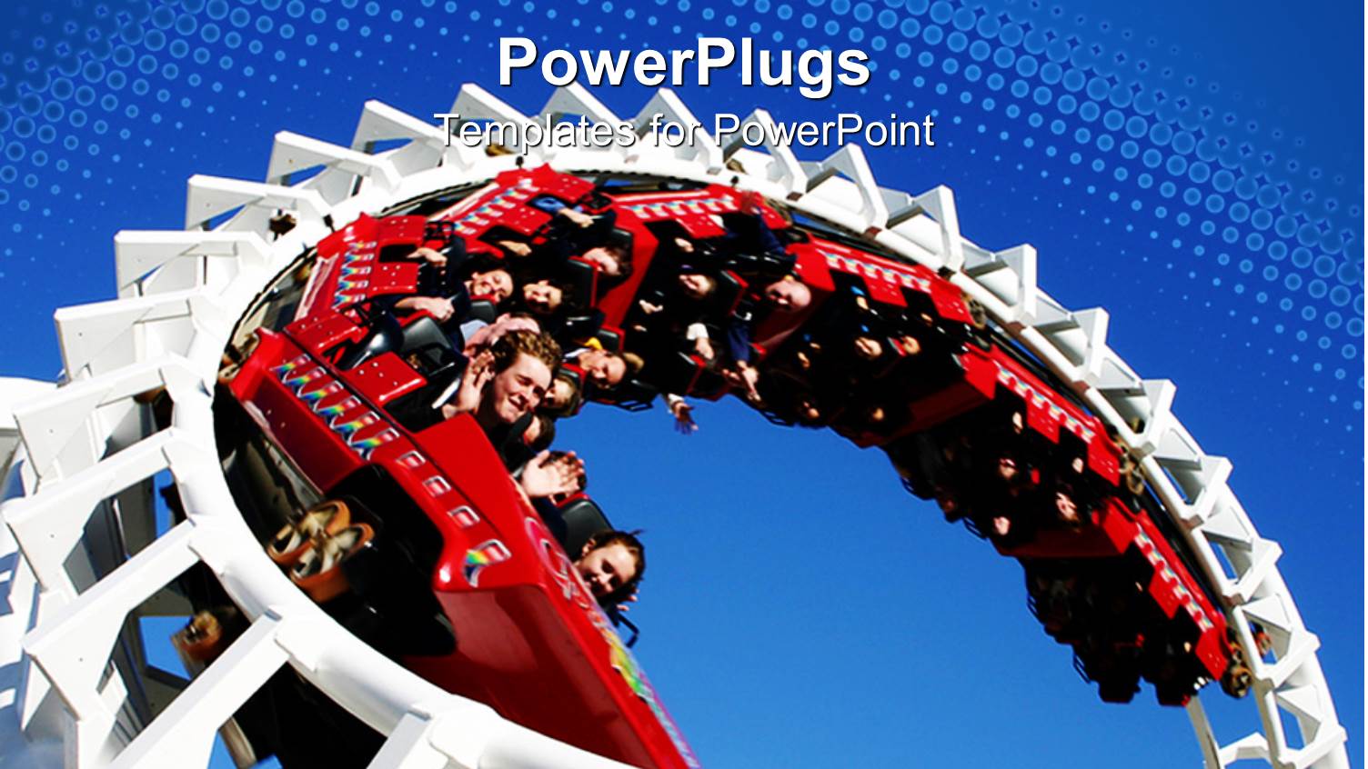 a Close Up View of a Roller Coaster with People 