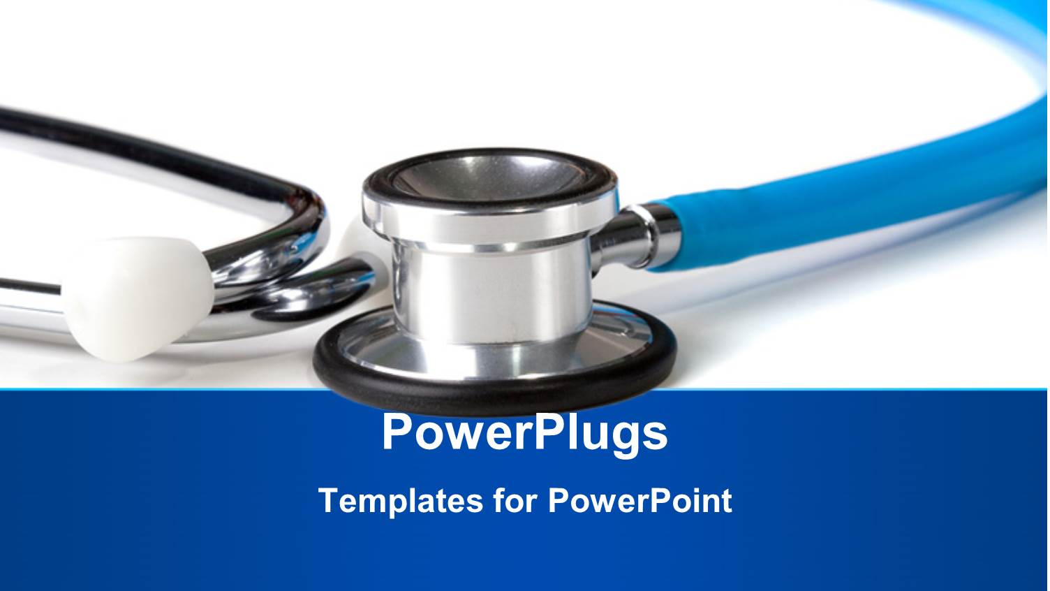 a Close Up View of a Stethoscope on a White Background