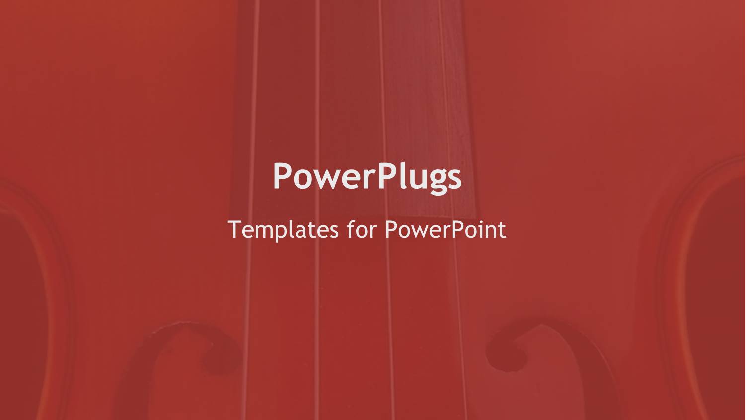 Close Up of Violin Strings Fading in the Red Background