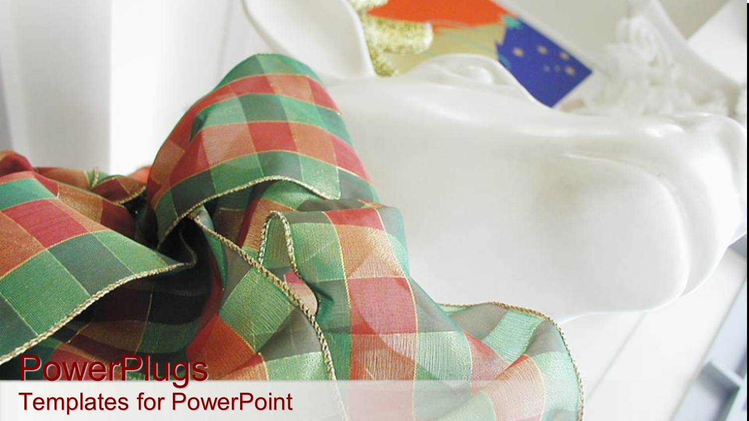 Cloth with Checkered Pattern on White Seat with Colorful Book Cover