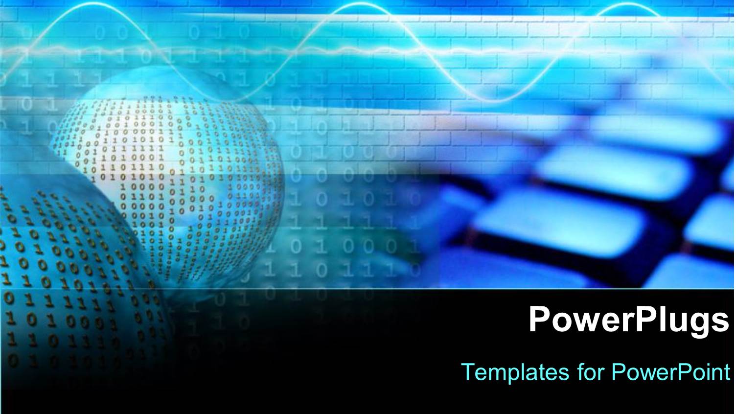 Coding Computers Blue Spheres of Combinations and Keys Black Background