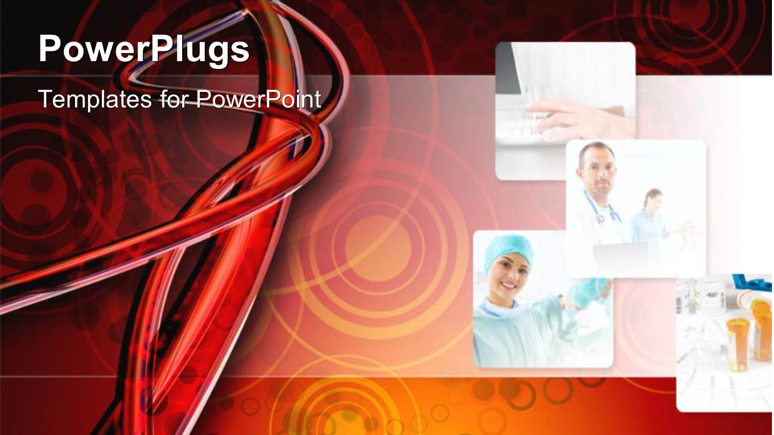 Collage of Medical Doctors with Transparent Blood Vessels and Arteries