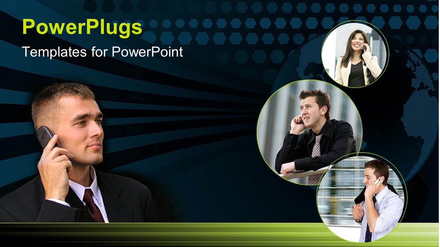 Collage of Persons Making Phone Calls with Cell Phone