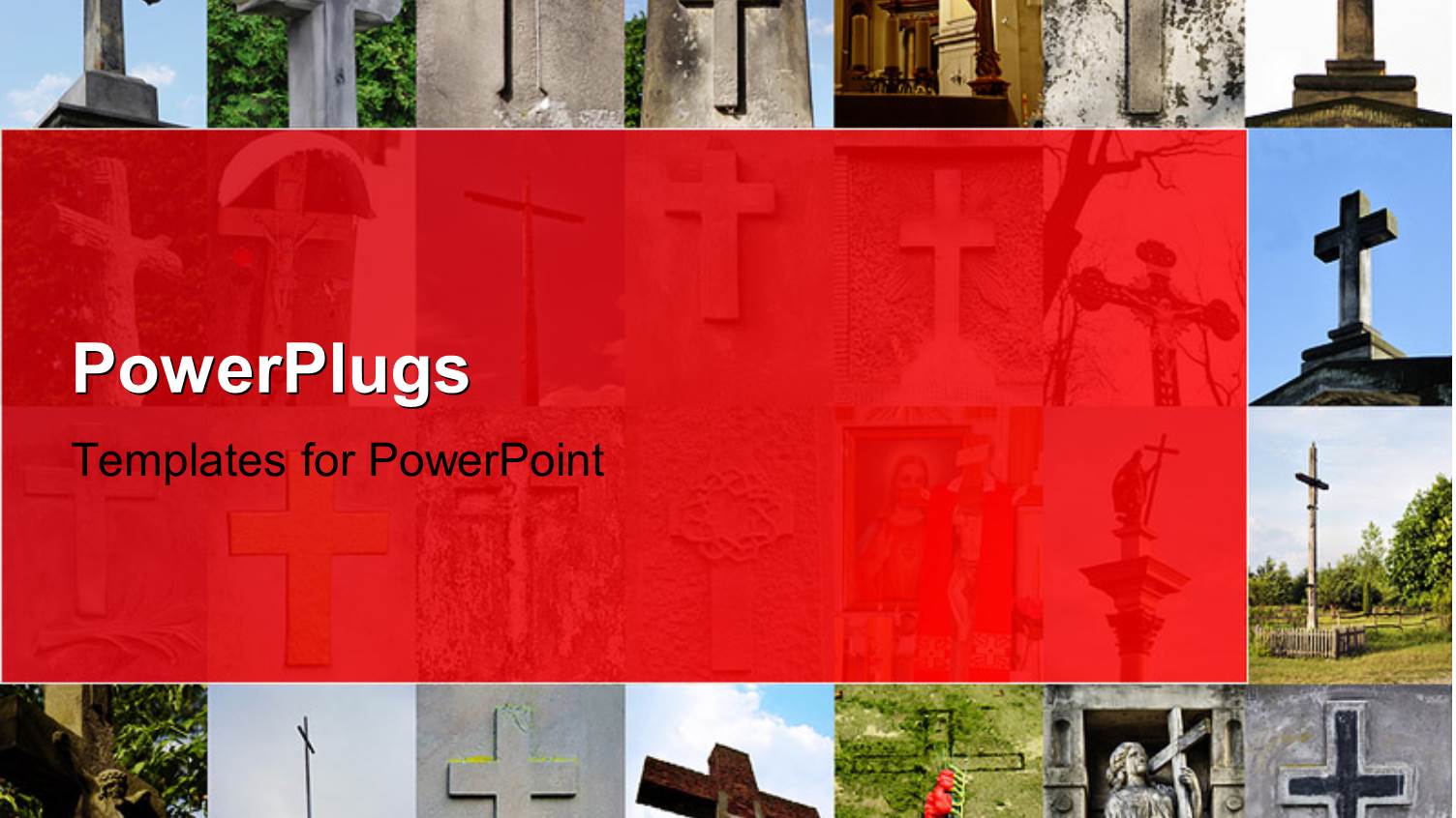 Collage of Wooden and Carved Crosses