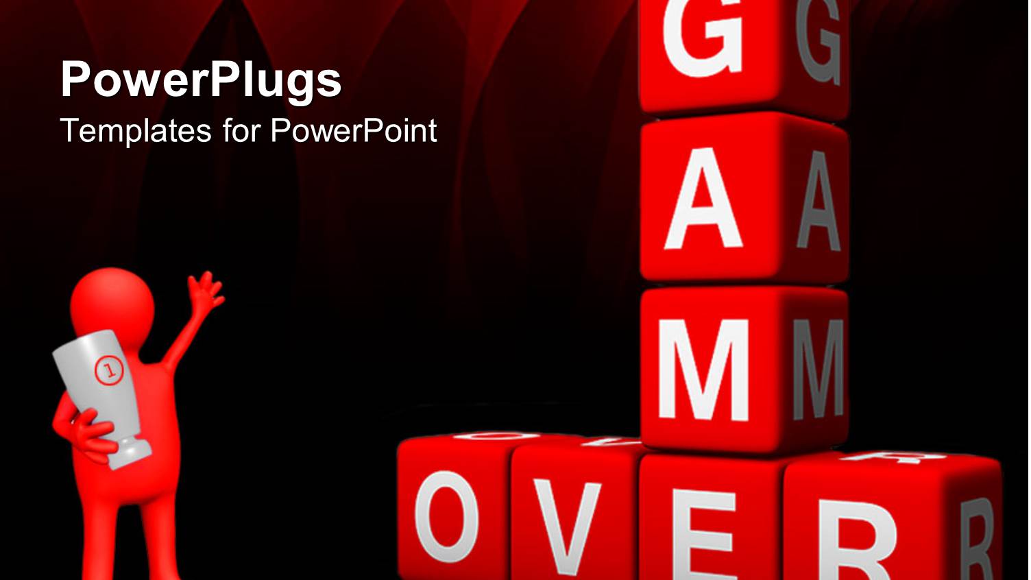 a Collection of Boxes and a Figure Holding the Cup