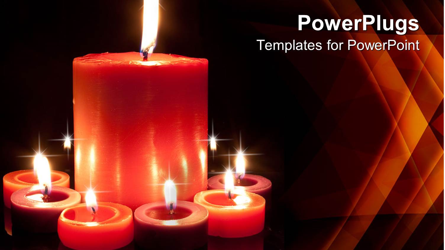 a Collection of Candles with Dark Background