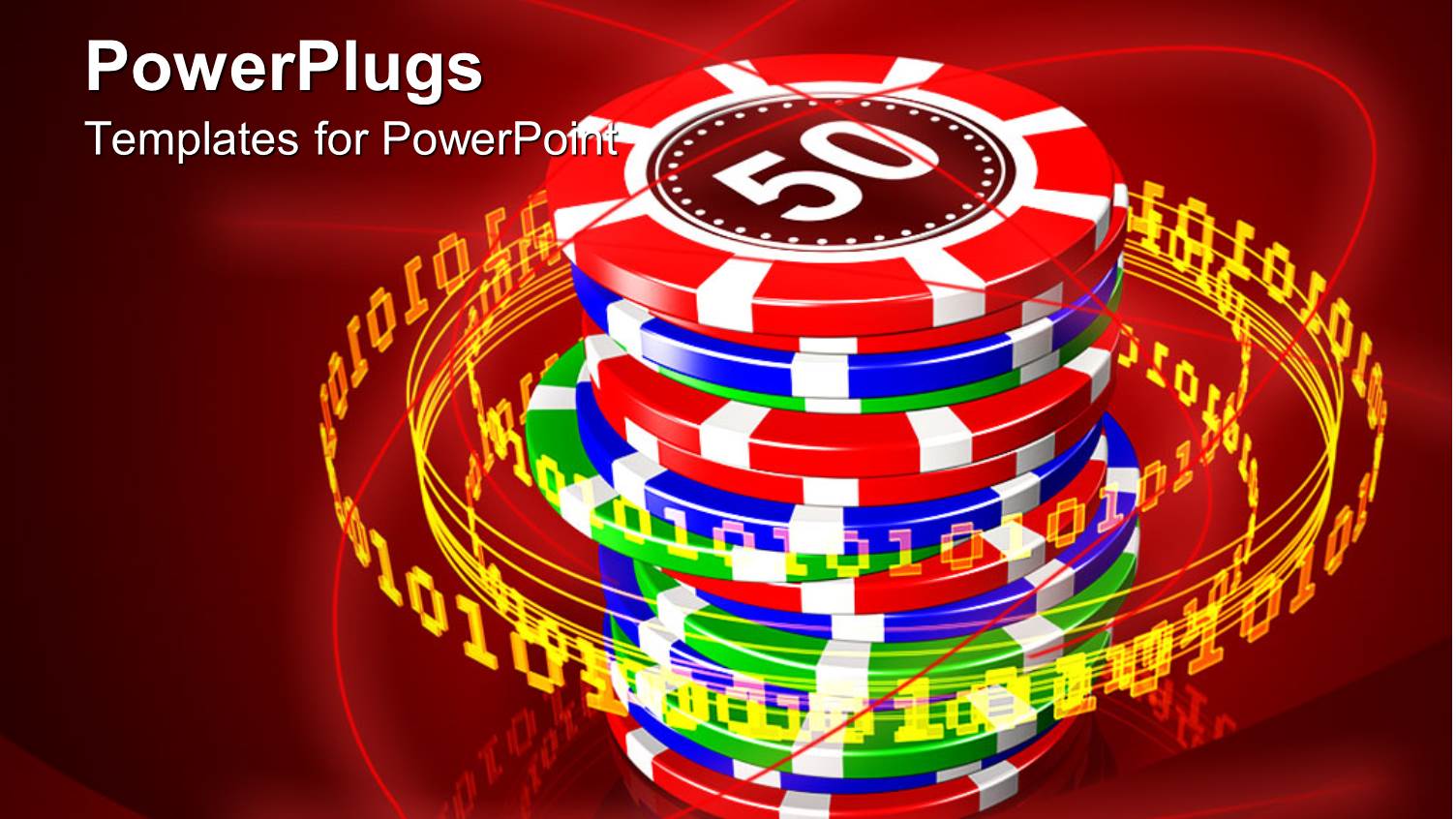 a Collection of Poker Chips Being Encircled with Digits