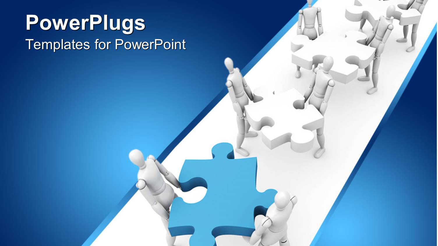 a Collection of Robots with Jigsaw Puzzle Pieces