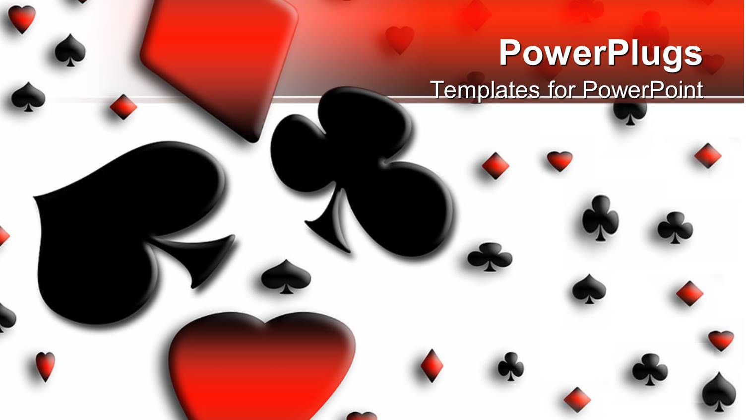 Colored Playing Card Symbols, Spade, Love and Diamond