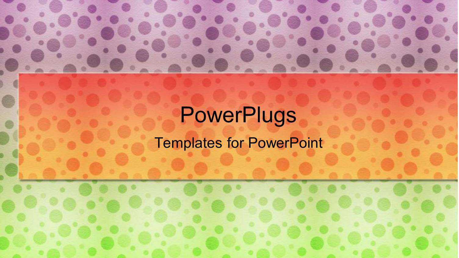 Colorful Background with Purple, Orange and Green Dots