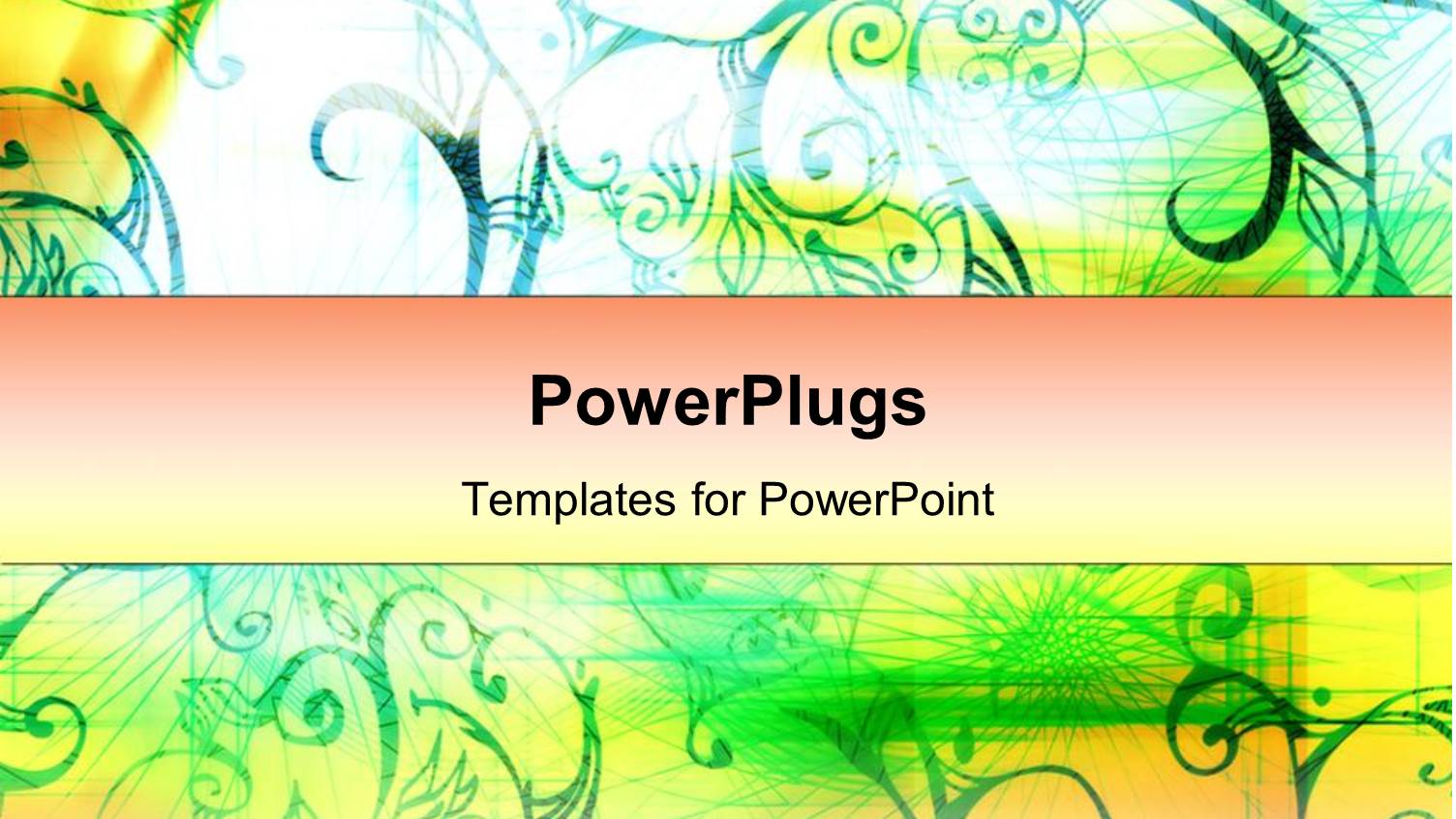 a  Colorful Floral Background with Place for Text