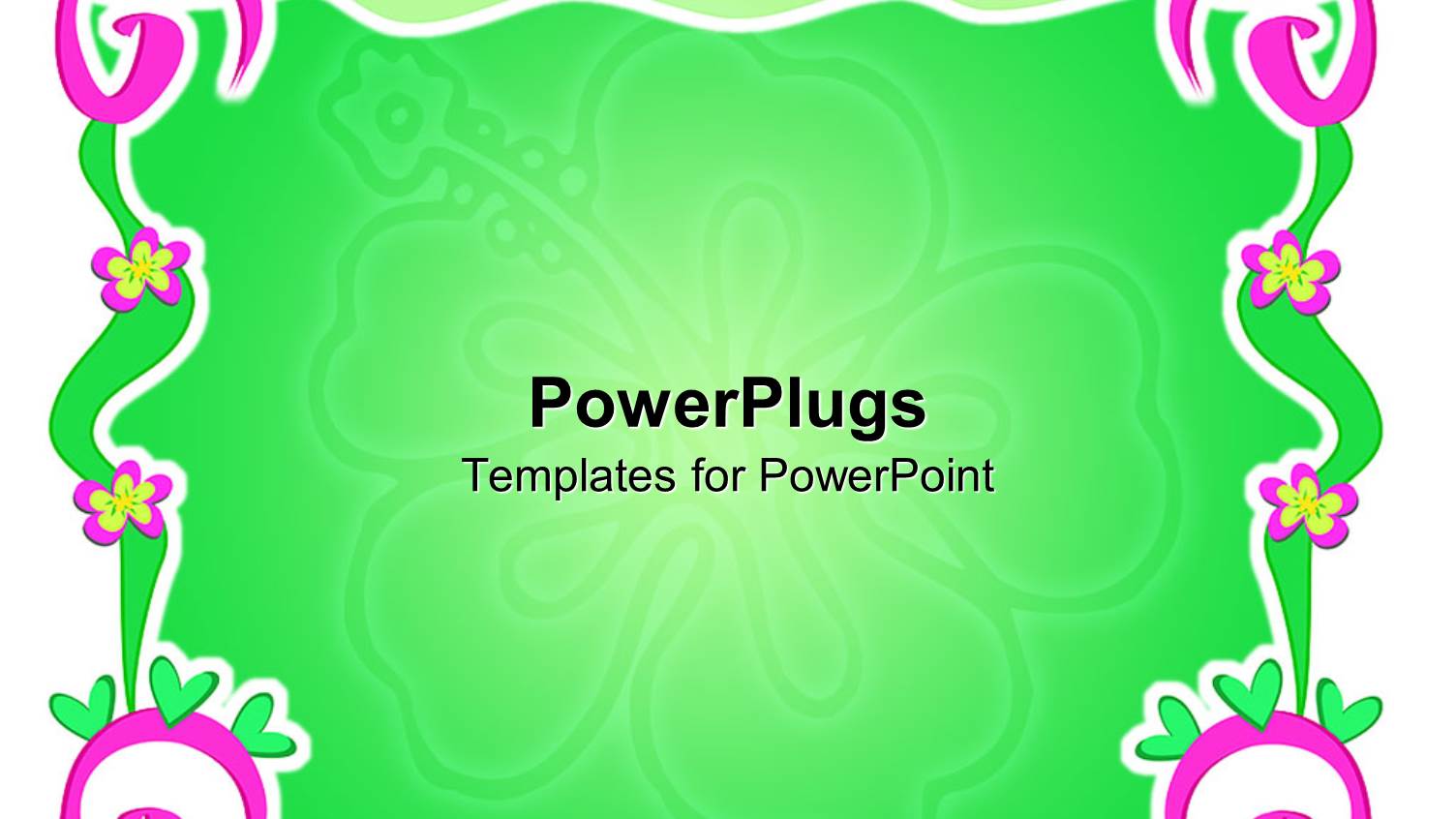 a Colorful Frame of Spirals, Hearts and Flowers with Place for Text in the Middle