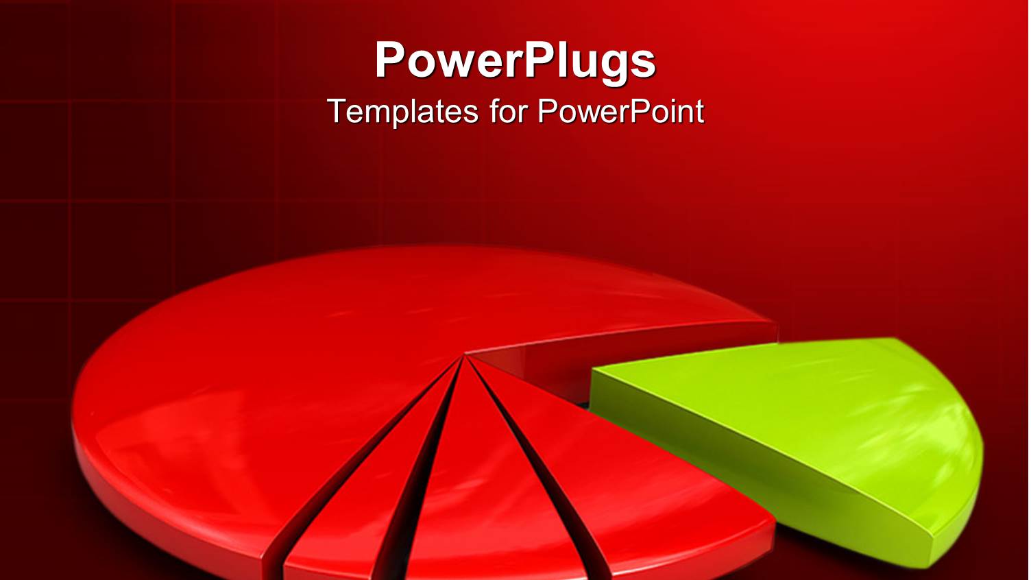 a Colorful Pie Chart with Reddish Background
