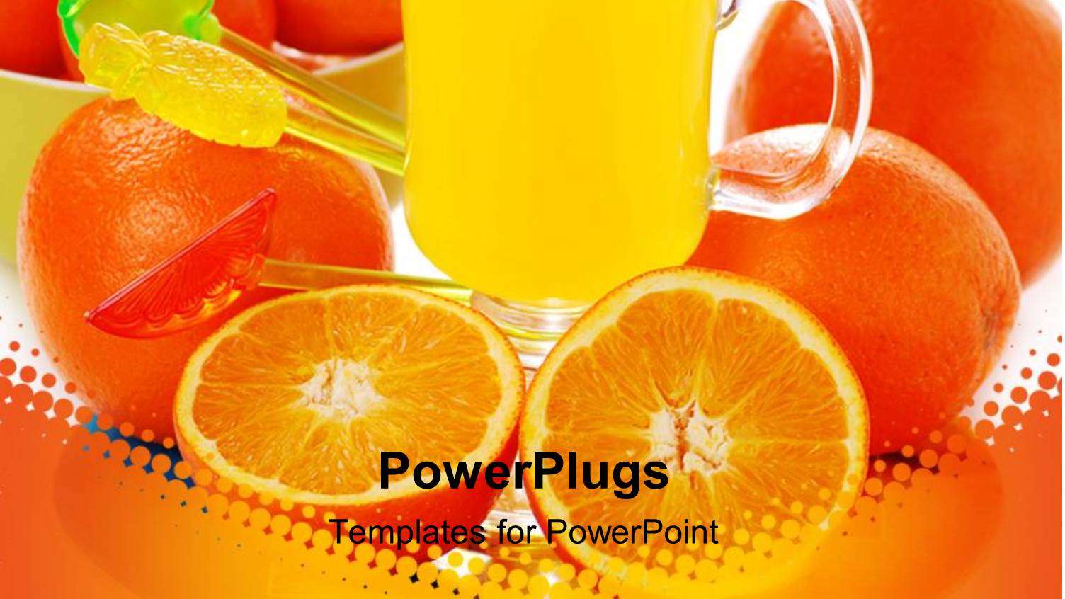 a Combination of Oranges and Orange Juices