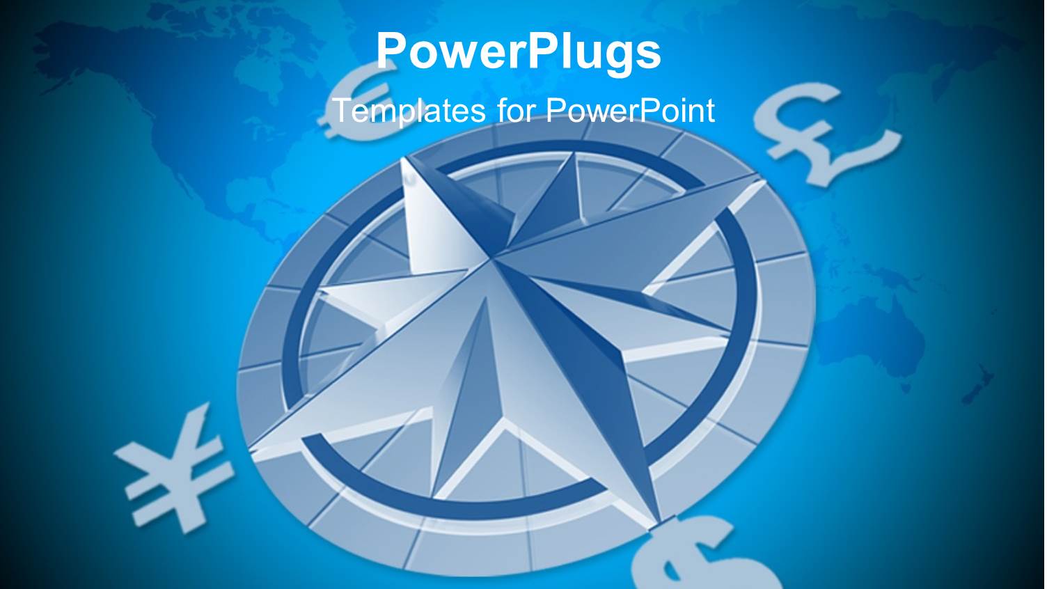 a Compass with the Map of the Earth in the Background