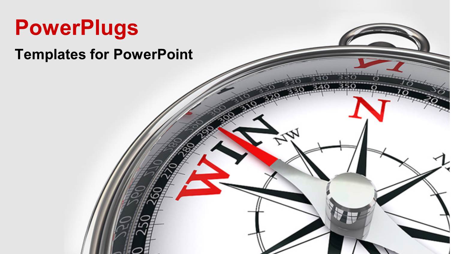 a Compass with White Background and Place for Text