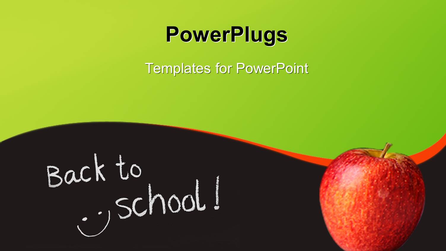 Back to School Depiction with Red Apple on Surface