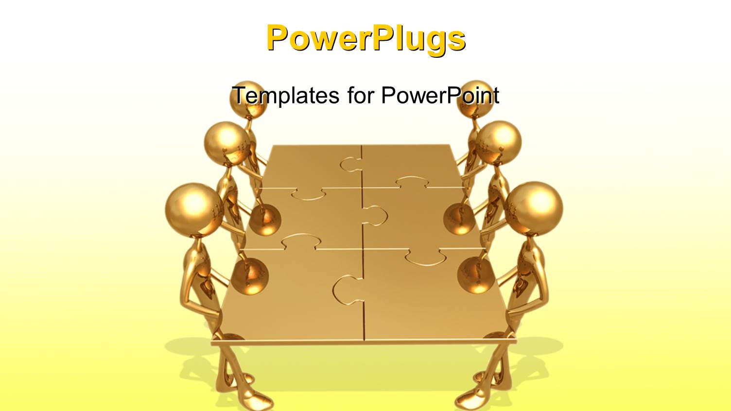 a Number of People with Puzzle Pieces