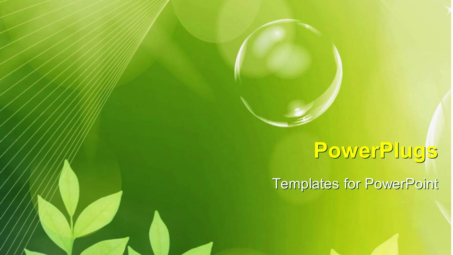 the Concept of Greenery and Bubbles