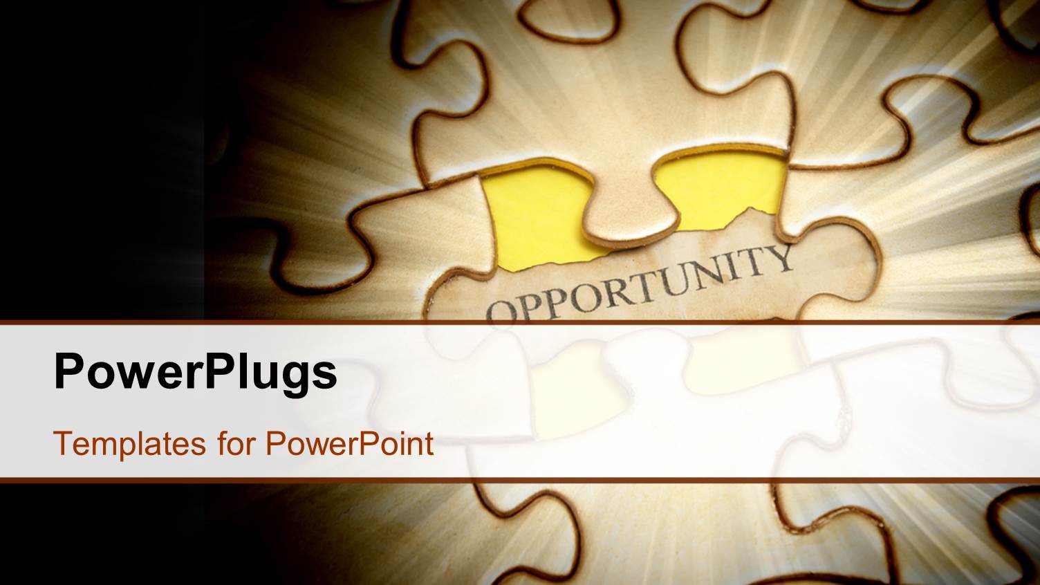 Spotlight on Jigsaw Puzzle with Word Opportunity on Missing Piece