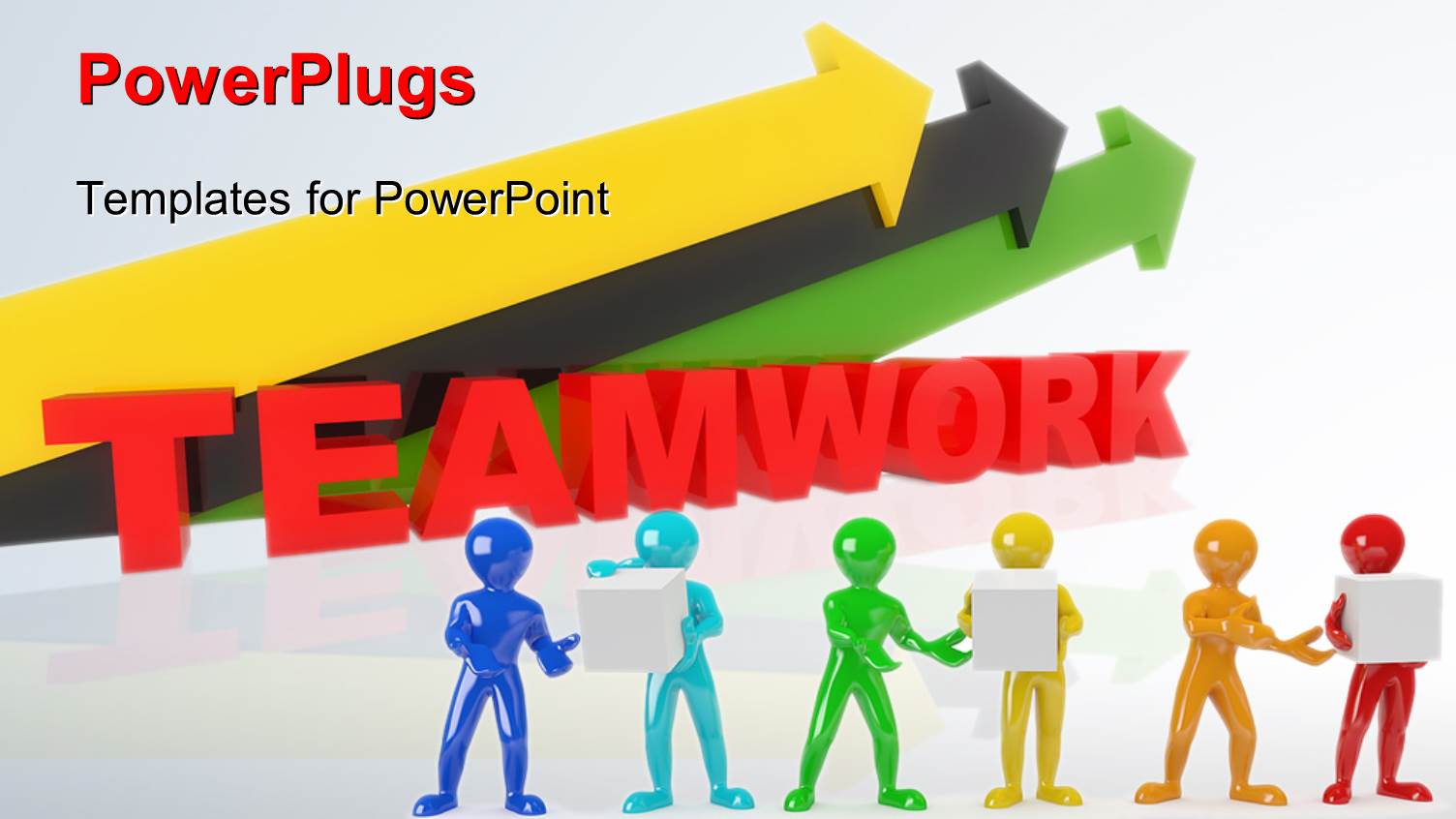 a Number of Colorful Arrows with Greyish Background