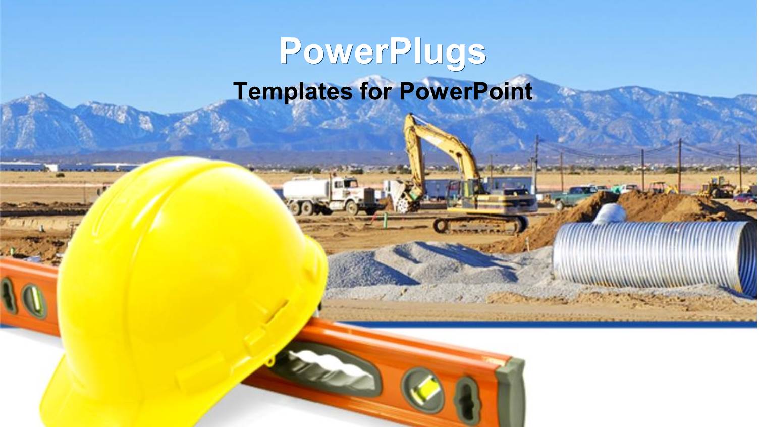 Construction Equipment for Work Yellow Construction  Hat  Level Tool