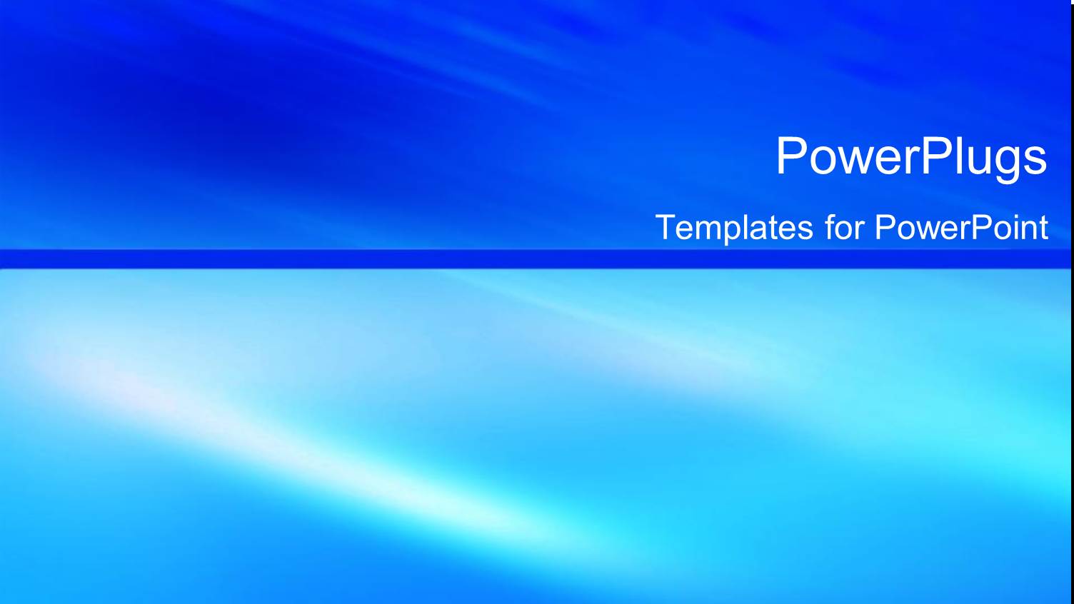 Contrasting Abstract Blue Top and Bottom Halves