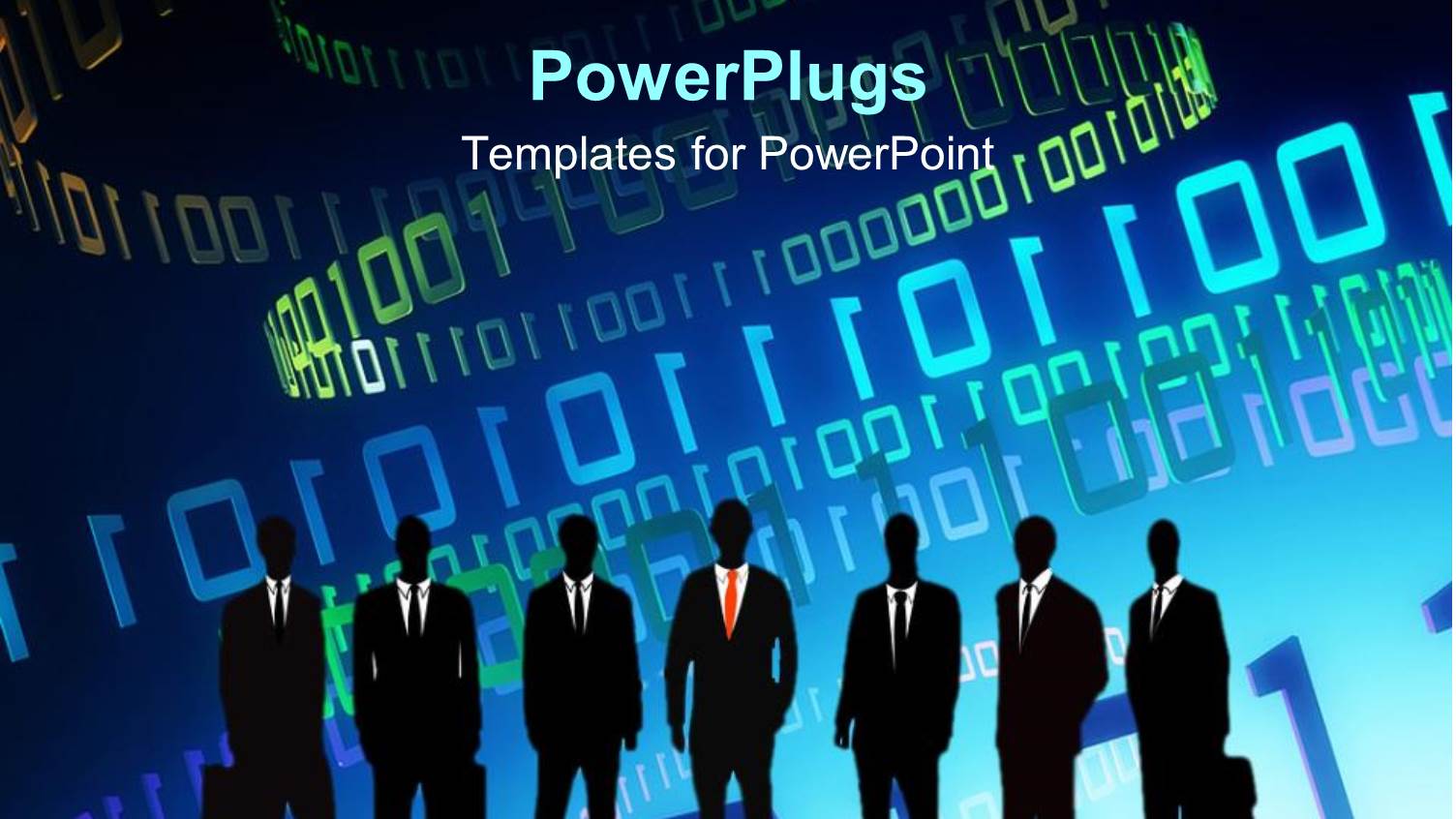 Cool 3D Design of Business Men with Suitcases on Blue Background