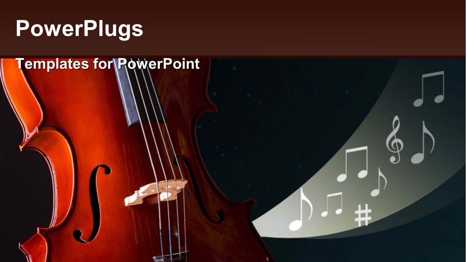 Cool Background with Cello and Music Symbols