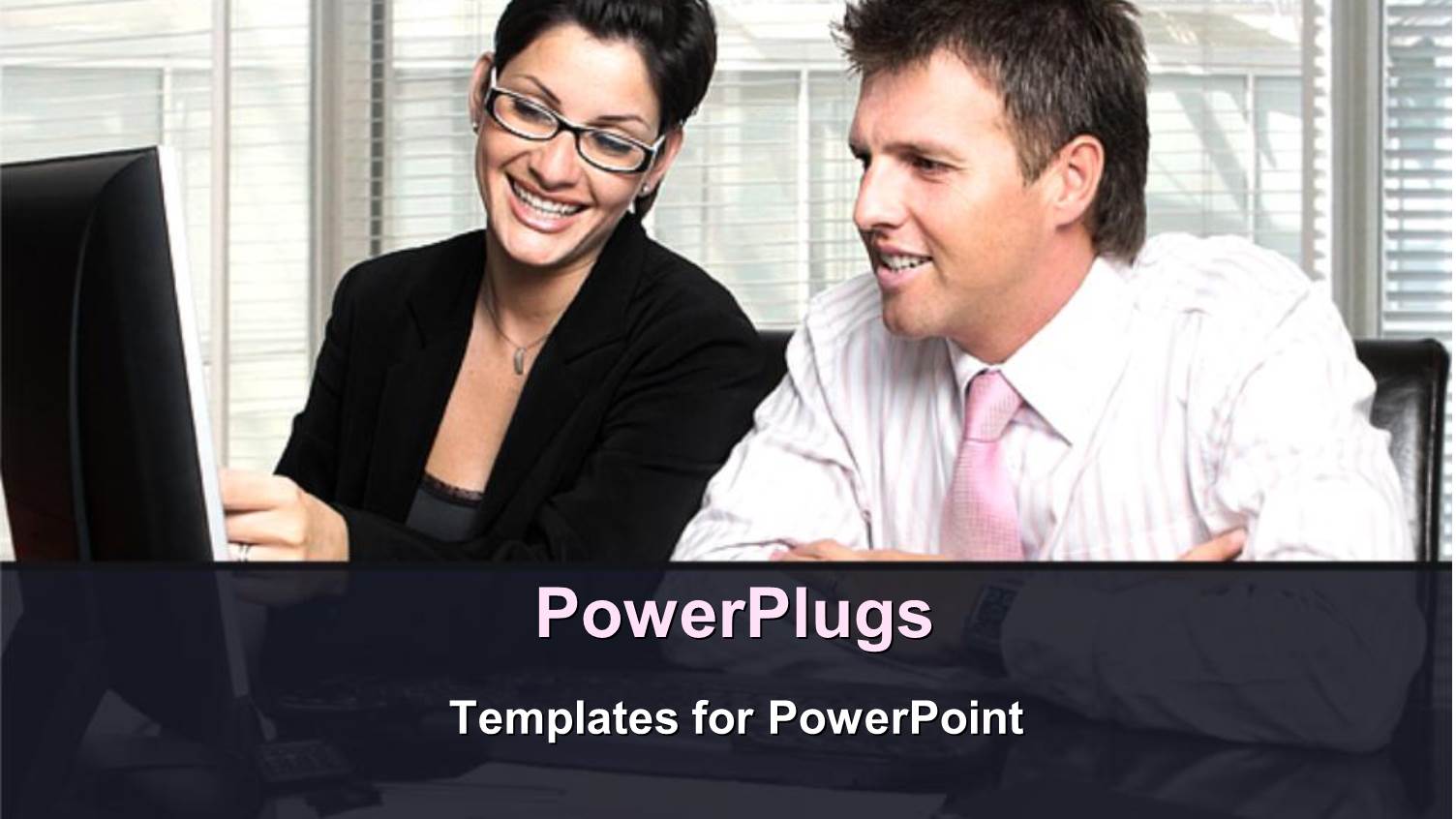 a Couple Looking on the Screen