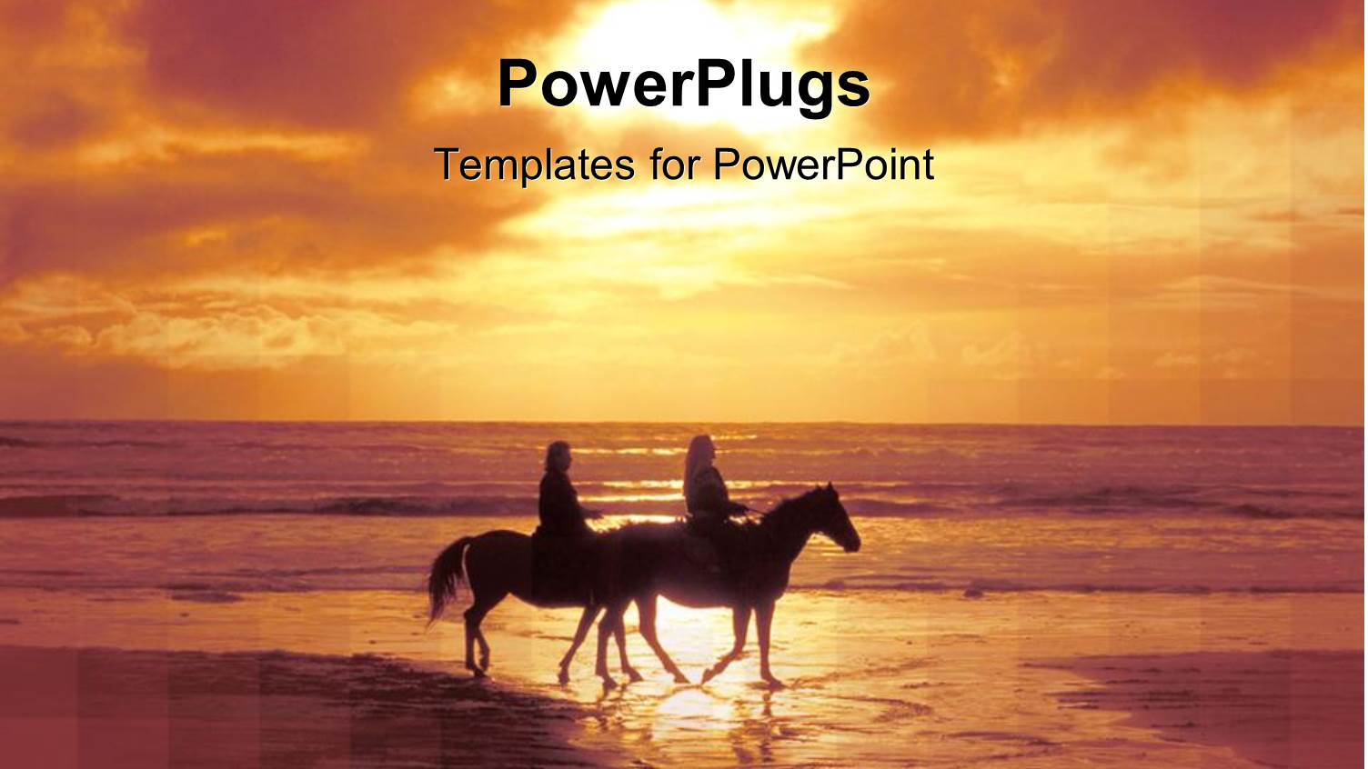 a Couple Riding Horses on the Beach